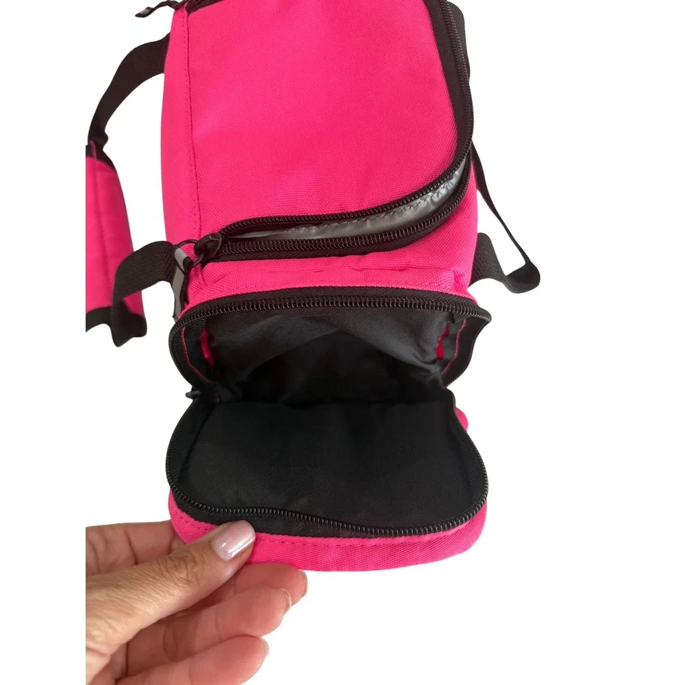 Nike Fuel Duffle Lunch Bag Kids OS Pink  Insulated 2591-AA6 117 Logo